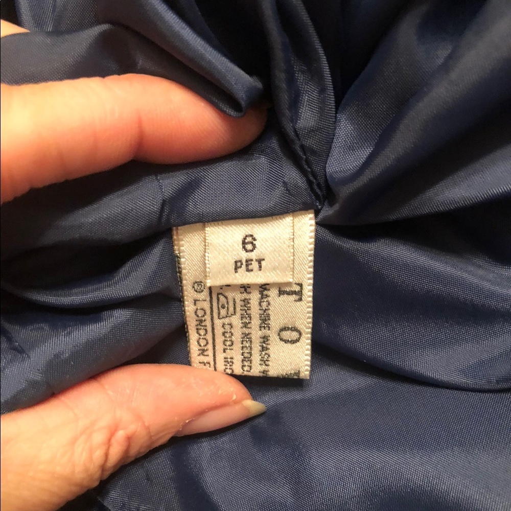 Navy blue London Fog coat in EUC - Picture 7 of 7